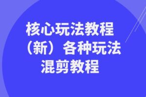 （8448期）暴富·团队-核心玩法教程（新）各种玩法混剪教程（69节课）