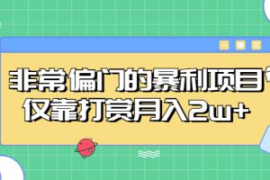 （5294期）非常偏门的暴利项目，仅靠打赏月入2w+