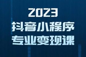 2023年抖音小程序变现保姆级教程，0粉丝新号，无需实名，3天起号，第1条视频就有收入