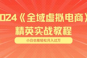 月入五位数 干就完了 适合小白的全域虚拟电商项目+交付手册