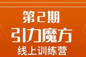 南掌柜·引力魔方拉爆流量班，7天打通你开引力魔方的任督二脉