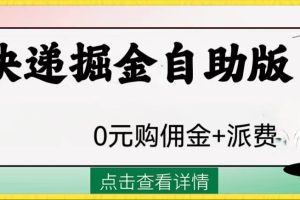 （8029期）外面收费1288快递掘金自助版