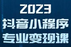 （5752期）抖音小程序变现保姆级教程：0粉丝新号 无需实名 3天起号 第1条视频就有收入