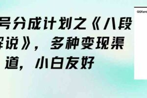 （9537期）视频号分成计划之《八段锦解说》，多种变现渠道，小白友好（教程+素材）