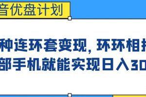 影音优盘计划，三种连环套变现方式，环环相扣，一部手机就能实现日入300+【揭秘】