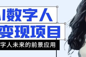 AI数字人短视频变现项目，43条作品涨粉11W+销量21万+【揭秘】