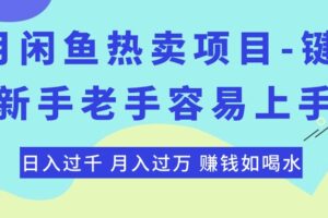 （10749期）最新闲鱼热卖项目-键盘，新手老手容易上手，日入过千，月入过万，赚钱…