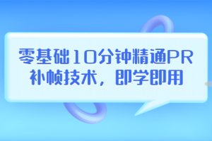 （3540期）零基础10分钟精通PR补帧技术，即学即用  编辑视频上传至抖音，高概率上热门