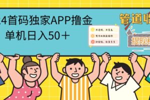 （12603期）2024首码零撸聚合APP，单机日入50＋，提现秒审核秒到账