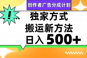 （7879期）视频号轻松搬运日赚500+