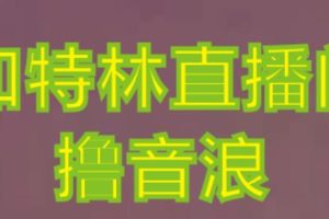 抖音加特林直播间搭建技术，抖音0粉开播，暴力撸音浪，2023新口子，每天800+【素材+详细教程】