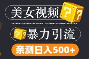 搬运tk美女视频全网分发，日引s粉300+，轻松变现，不限流量不封号【揭秘】