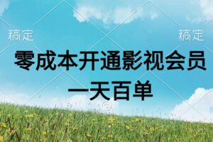 （11141期）直开影视APP会员零成本，一天卖出上百单，日产四位数