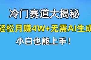 （9949期）快手无脑搬运冷门赛道视频“仅6个作品 涨粉6万”轻松月赚4W+