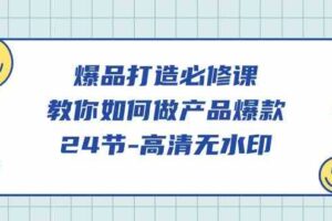 （9739期）爆品 打造必修课，教你如何-做产品爆款（24节-高清无水印）