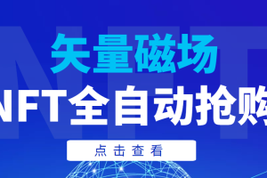 （3507期）【高端精品】矢量磁场NFT全自动抢购，单号抢购500，多线程抢购