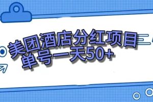 （7666期）零成本轻松赚钱，美团民宿体验馆，单号一天50+