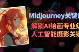 Midjourney关键词-解锁AI绘画专业级人工智能摄影关键词表