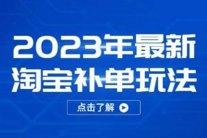 2023年最新淘宝补单玩法，18节课让教你快速起新品，安全不降权