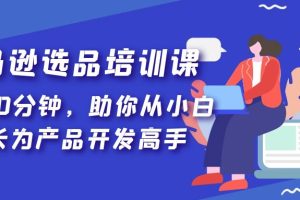 （5290期）亚马逊选品培训课，每天10分钟，助你从小白成长为产品开发高手！