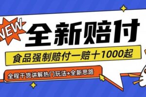 全新赔付思路糖果食品退一赔十一单1000起全程干货【仅揭秘】