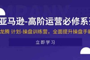 亚马逊高阶运营必修系列，龙腾计划-操盘训练营，全面提升操盘手能力