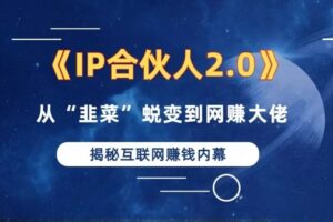 （13030期）2024如何通过”知识付费“卖项目年入”百万“卖项目合伙人IP孵化训练营