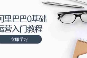 阿里巴巴运营零基础入门教程：涵盖开店、运营、推广，快速成为电商高手