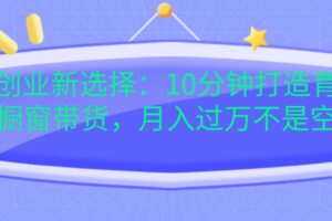 宝妈创业新选择：10分钟打造育儿视频橱窗带货，月入过万不是空谈