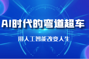 AI时代的弯道超车：用人工智能改变人生（29节课）