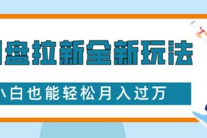 网盘拉新全新玩法，免费复习资料引流大学生粉二次变现，小白也能轻松月入过W【揭秘】