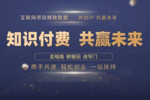 （13944期）2025年 如何通过 “知识付费” 卖项目月入十万、年入百万，布局2025与…