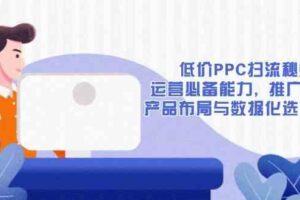 低价PPC扫流秘籍：运营必备能力, 推广基础, 产品布局与数据化选款详解